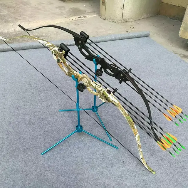 48" 20lbs Kids Youth Camouflage Takedown Recurve Bow Outdoor Sports Gym