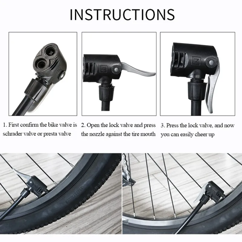 Новое поступление портативный насос ультра-легкий велосипедный шланг для насоса с манометром с 120 высокое давление PSI велосипедный насос