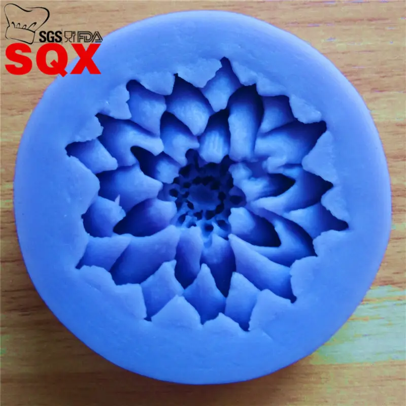 HOT! Snow Lotus Styling Silicone Mold Fondant Chocolate Soap Mould Cake Decorator tools Sugar Craft Bakeware SQ1504 | Дом и сад