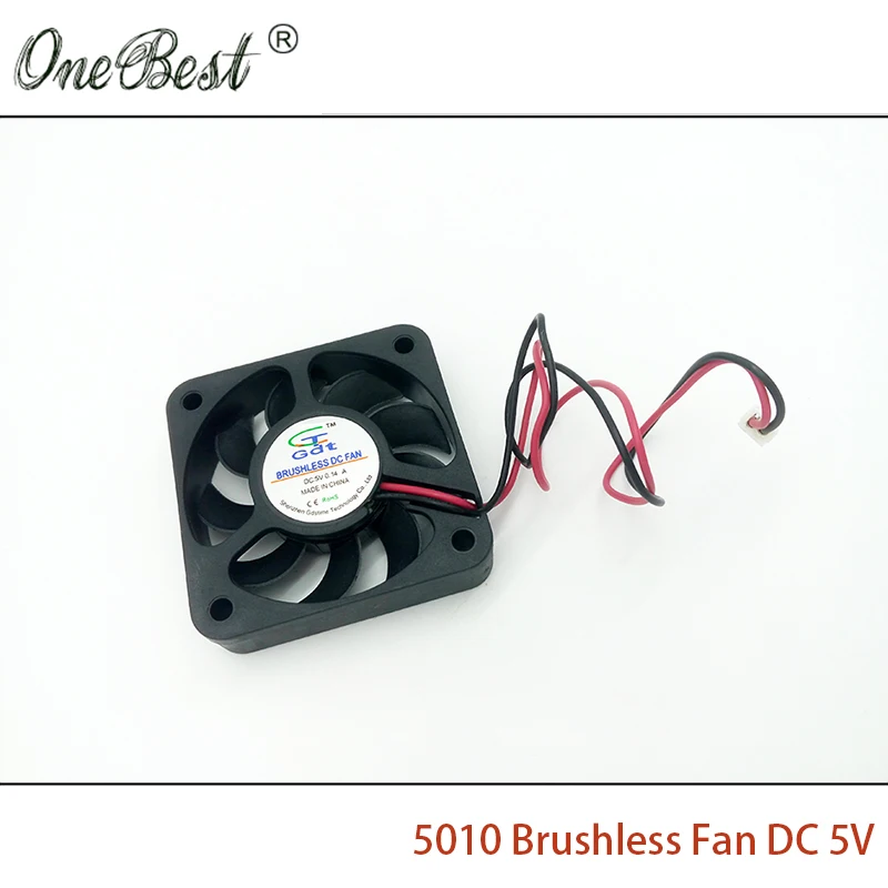 5010 бесщеточный вентилятор DC 5V 0.14A 50X50X10mm PH2.0 2Pin маленький источник питания 5 см 50 мм