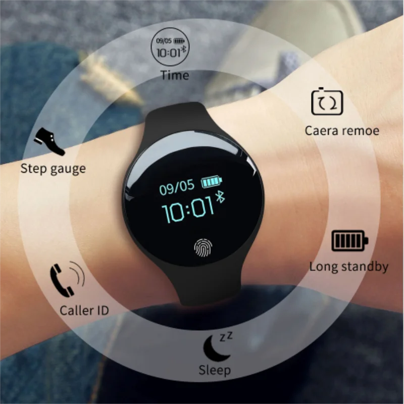 Смарт часы SANDA для IOS Android Bluetooth мужские и женские спортивные фитнес браслет умный