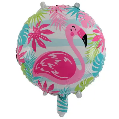 1 шт Фламинго листья фрукты солнце фольгированные воздушные шары Гавайская тропическая Луау вечерние принадлежности Jumbo формы летних вечеринок день рождения воздушные шары - Цвет: 1 pcs 18inch