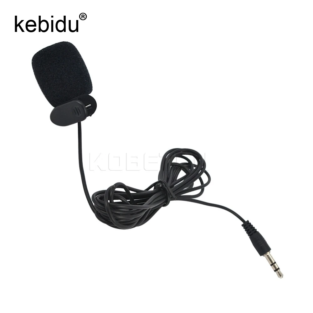 Портативный петличный микрофон Kebidu 3 5 мм длина кабеля 1 м|lavalier clip|clip on micmicrophone clip |
