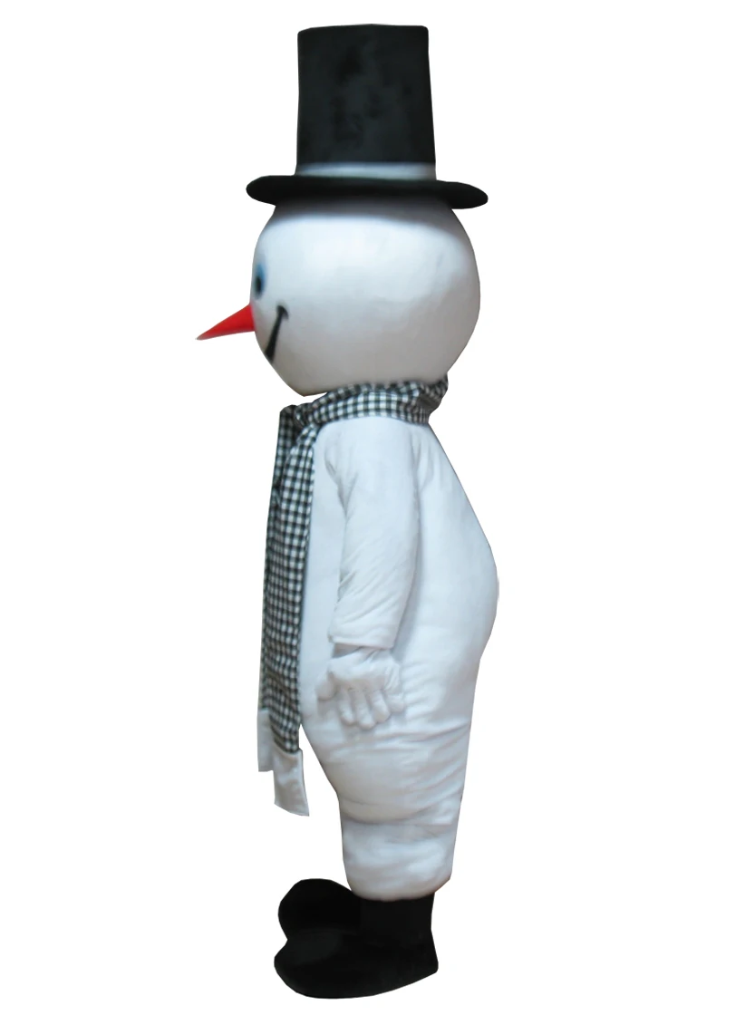 Рождественские костюмы косплей Хэллоуин Рождественский снеговик костюм талисмана для взрослых Рождество белый день благодарения