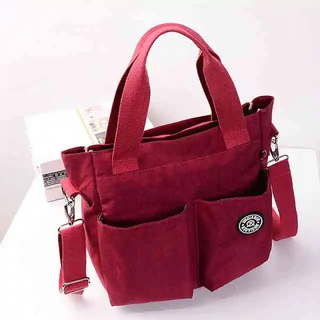 Buy Women Nylon Waterproof Shoulder Bag luxury handbags women Messenger Bags