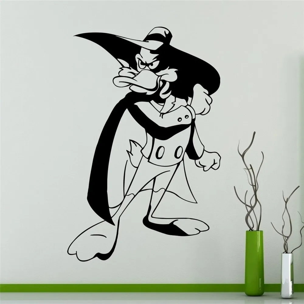 

Darkwing Duck Wall Decal Vinyl Sticker Duck Home Interior Living Room Window Decals Housewares Design Stickers Wall #T448