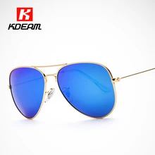 Clásico atemporal Diseño gafas de Sol Polarizadas de Los Hombres 58mm Lente G-15 Aviación Gafas de Sol Mujer gafas de sol polarizadas KDEAM CE