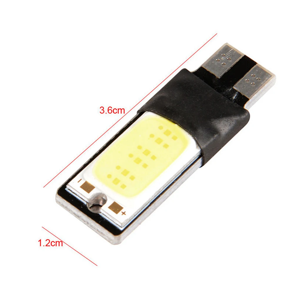 

10pcs White High Power CANBUS T10 W5W 194 192 168 COB Car Auto LED lamp bulb Interior Singnal Fog Parking light KC106+