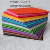 30*30 Cm High Quality Felt Fabric DIY Craft for Kids Felt Leave Flower Toys Gifts Sewing Storage Bags Wool Felt Doll Decor Cloth ► Photo 2/6