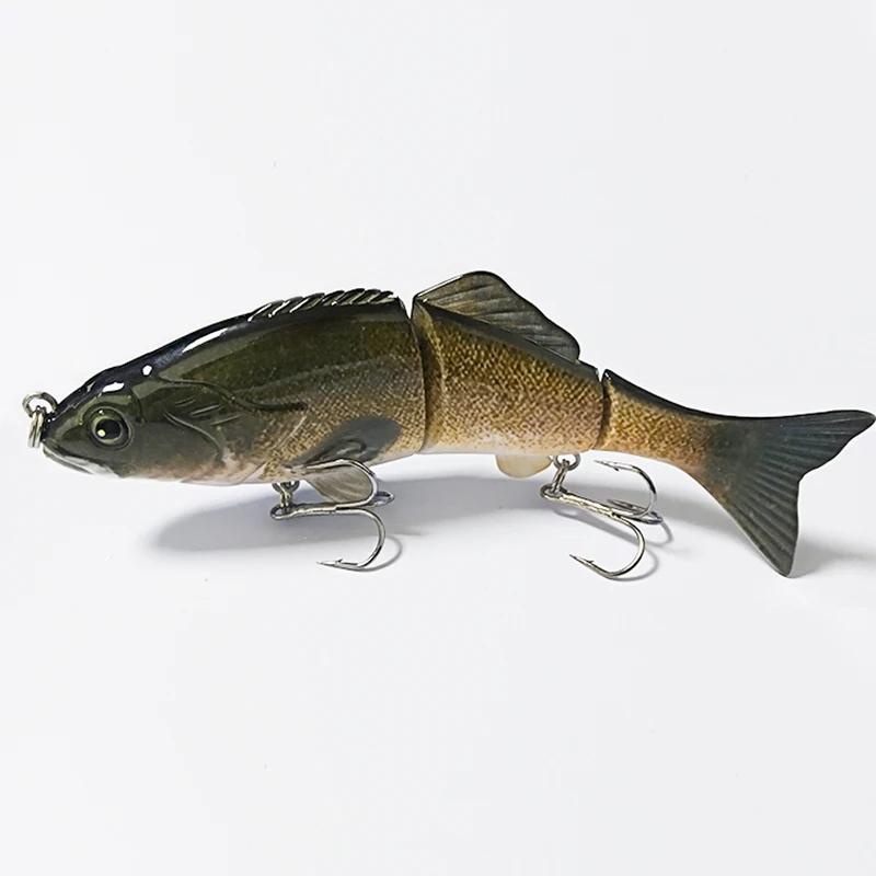 “ Carnada para Pescadores oz Multi-articulado Wobbler Crankbait Minnow