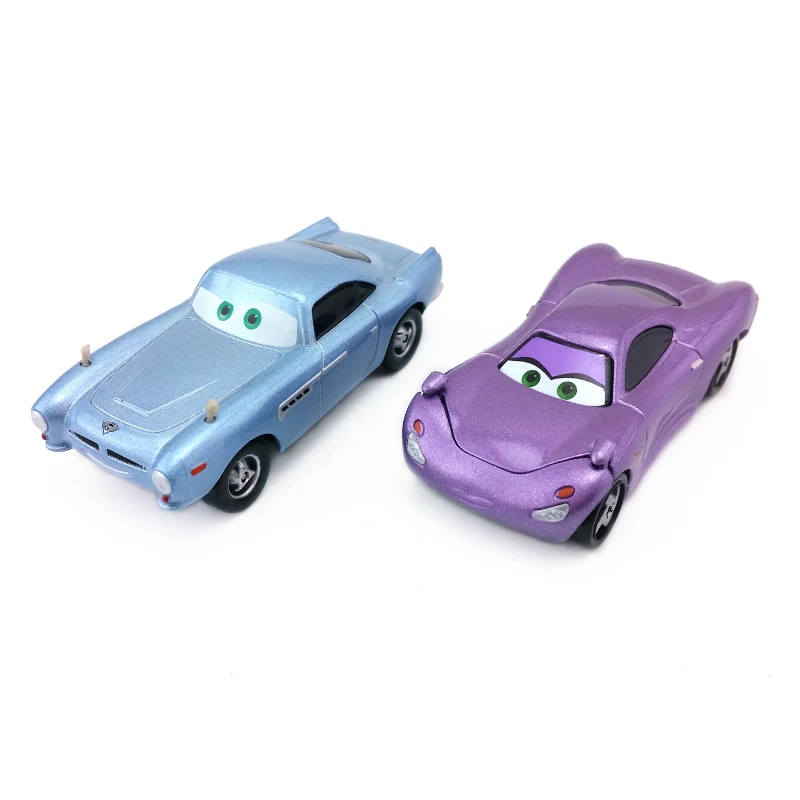 Disney Pixar Cars 2 Финн МакМиссл и Холли Shiftwell металлическая литая игрушка автомобиль 1:55 Свободные Новое и