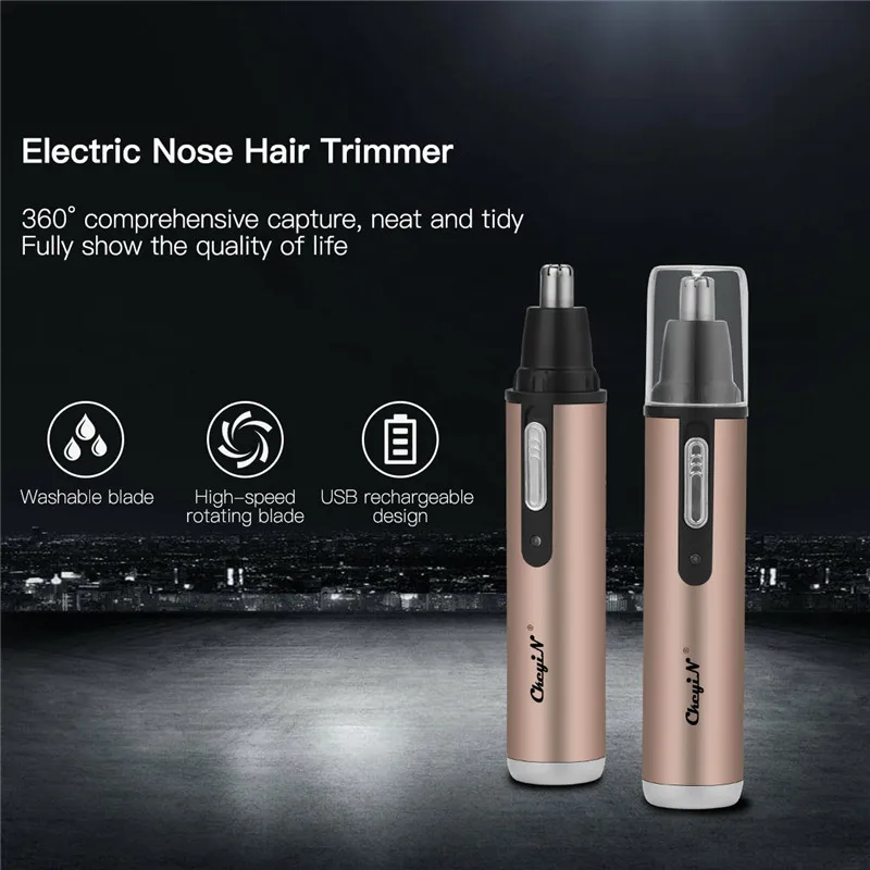 

Rechargeable Nose Hair Trimmer Safe Painless Face Care Razor Shaving Trimmer for Nose Trimer Nose Hair Removal Beauty Tool 45