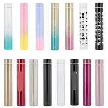 2019 Slim Design 280ML Insulated Vacuum Flasks Thermal Bottles Thermos Coffee Mug Stainless Steel Thermos Cup Water Bottle 20 color new 260ml slim insulated vacuum flasks thermal bottles thermos coffee mug stainless steel thermos cup hot water bottle