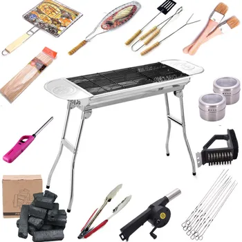 

2016 Time-limited Sale 3c Aga 3-5 People Stainless Barbacoa Outdoor Grill Rack A Full Set Of Stainless Barbecue Large Kit