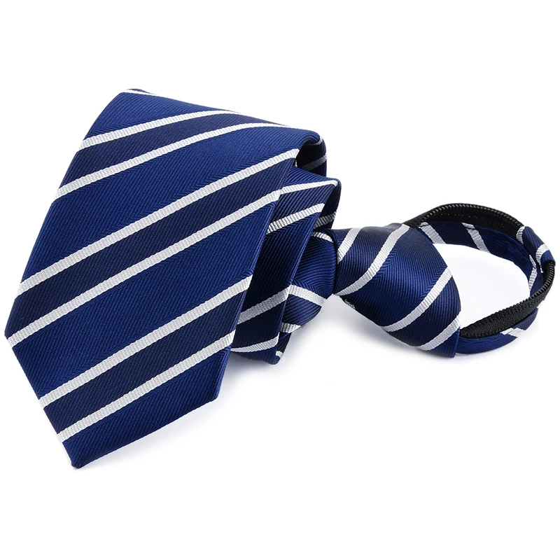 Men’s Formal 6CM Neck Ties Business Zipper Necktie Party Wedding High Grade Tie