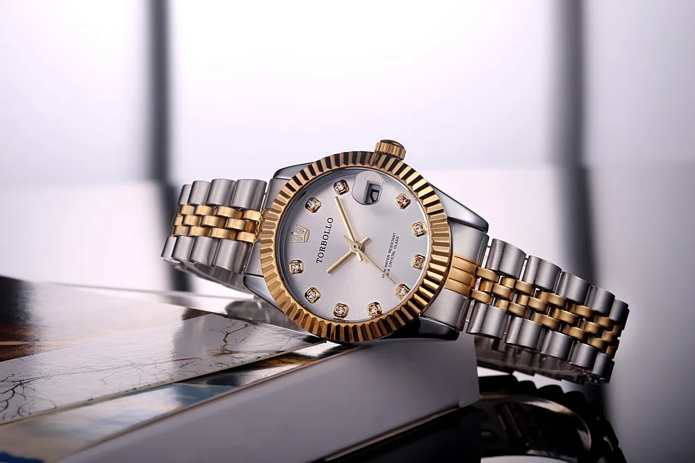 Абсолютно новые роскошные женские модельные стильные стальные браслеты серебряные золотые белые женские кварцевые часы