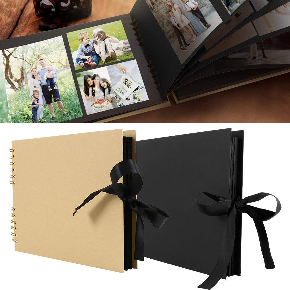 40 страниц фотоальбомы скрапбук бумага поделки альбом Скрапбукинг Фотоальбом для свадьбы юбилей подарки книги памяти