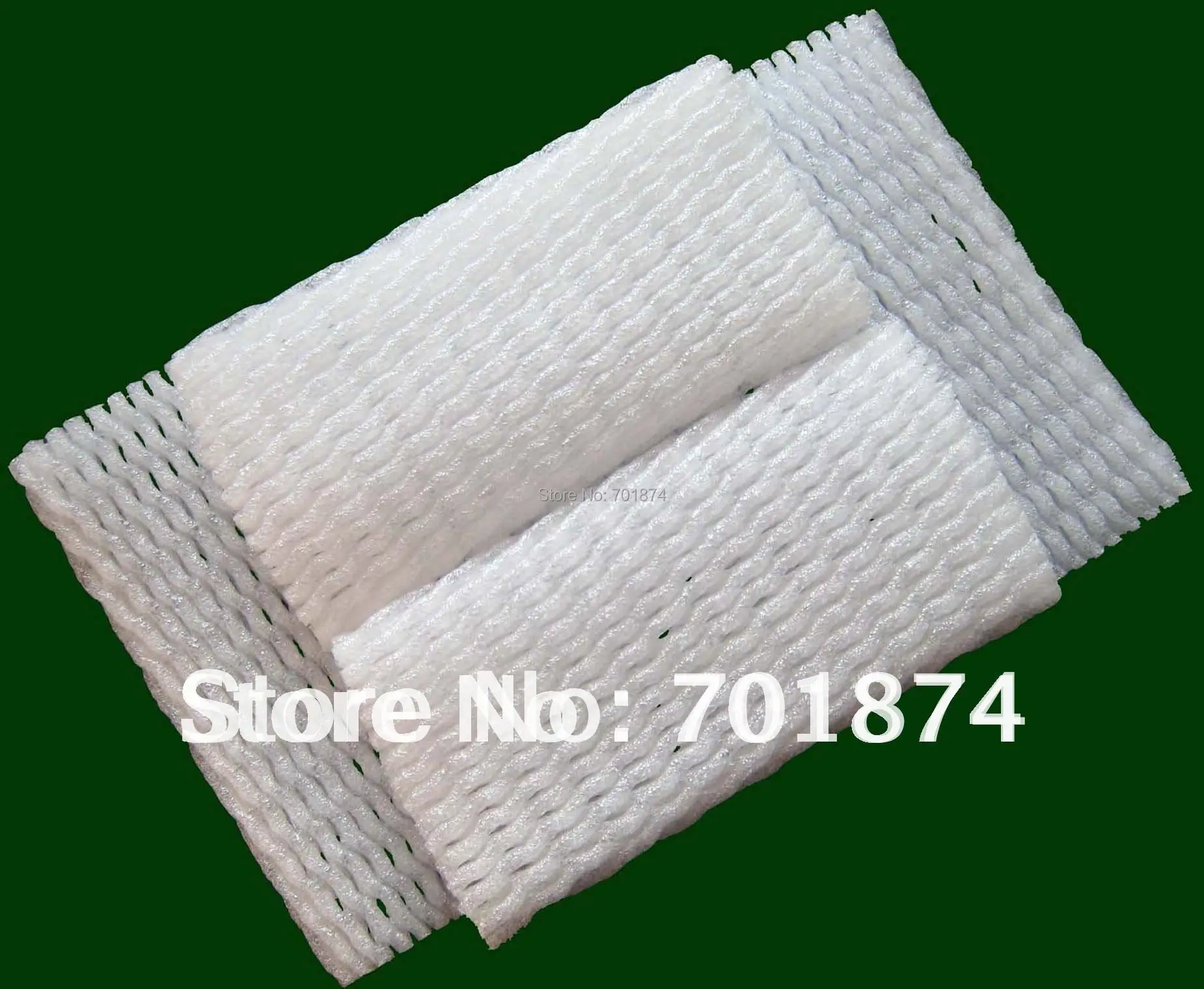 6 13 2200PCS WHITE EPE FOAM NETTING,FOAM SLEEVE NET,APPLE PACKING FOAM