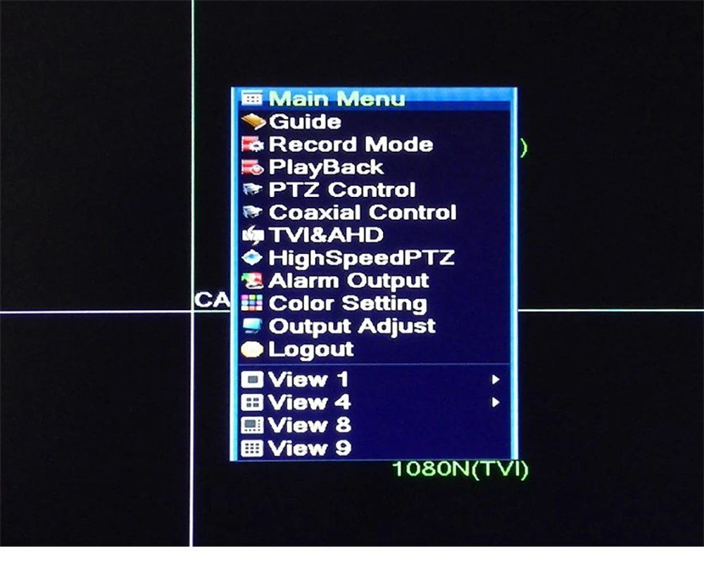 4-канальный видеонаблюдения 1080n AHD XVI TVI CVI NVR видеорегистратор Регистраторы H.264 HDMI P2P HD DVR 4CH