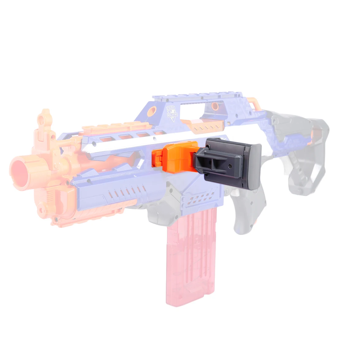 Измененная деталь Тактический держатель телефона для серии Nerf Elite-оранжевый + серый