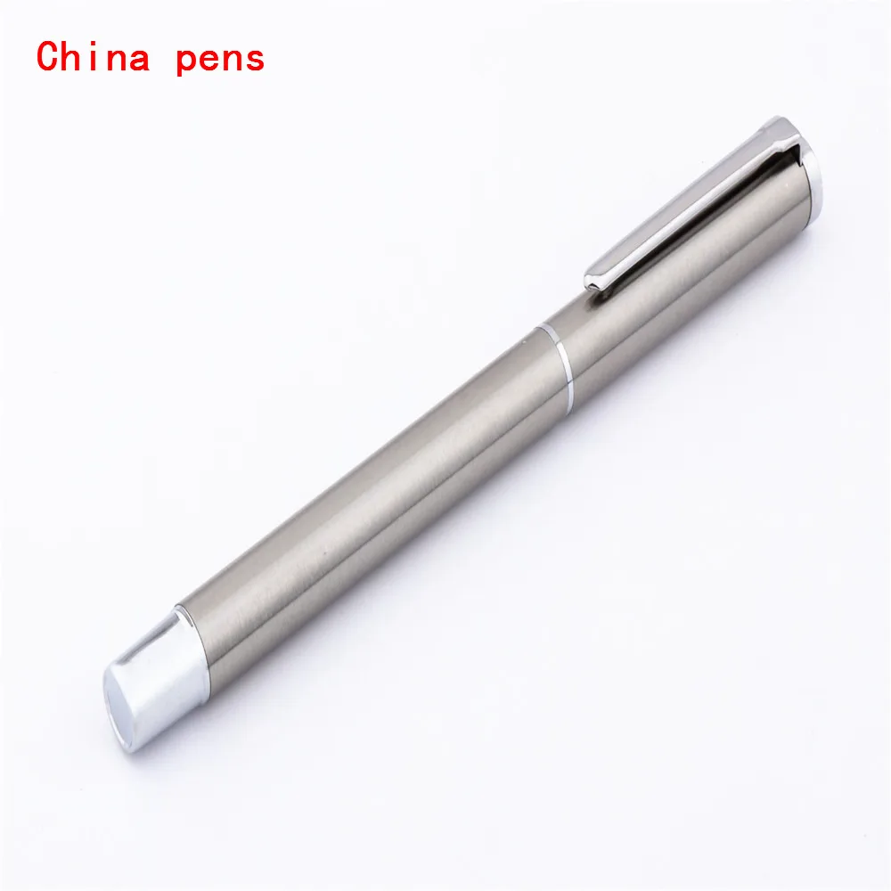 Роскошная классическая Ручка роллер из нержавеющей стали для деловых встреч