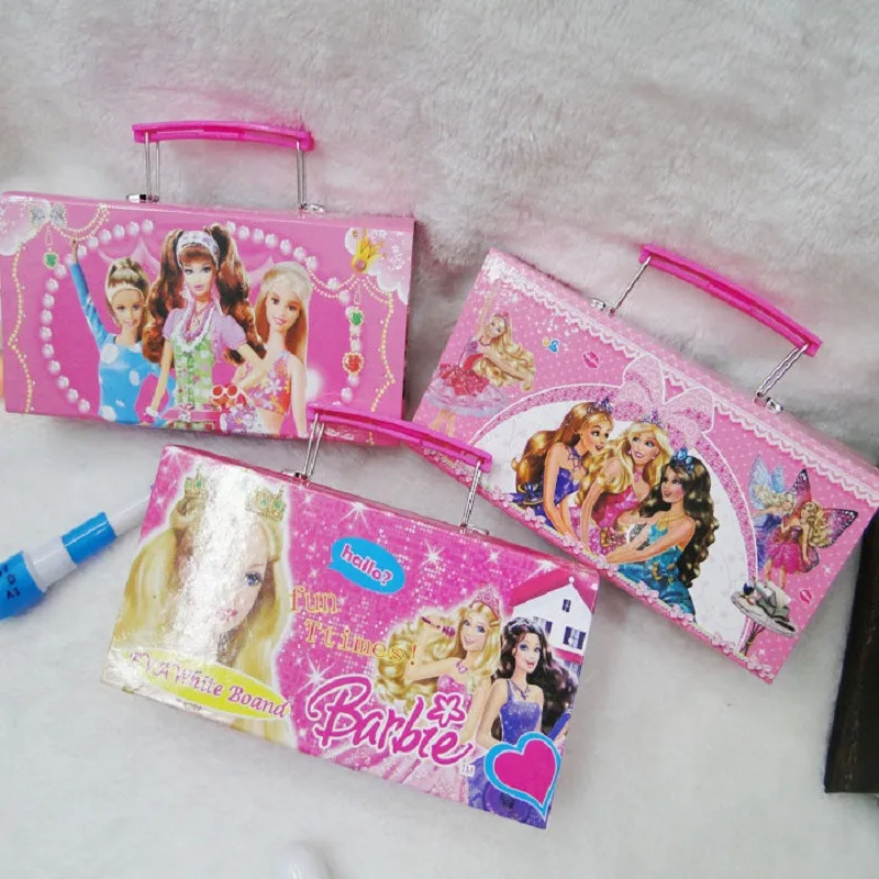 kagit karikatur kilit karikatur okul malzemeleri kirtasiye barbie islevli uc basit kalem kutusu