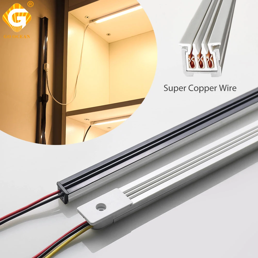 

110V 220V 230V 240V AC Power Connector Track For High-end Display Cabinet Lights Rail Track marke Shelf Lighting System Fitting