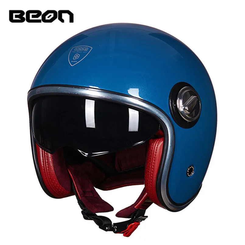 BEON Открытый мотоциклетный шлем винтажный Jet Casco Moto Ретро Чоппер Велосипед Motocyklowy