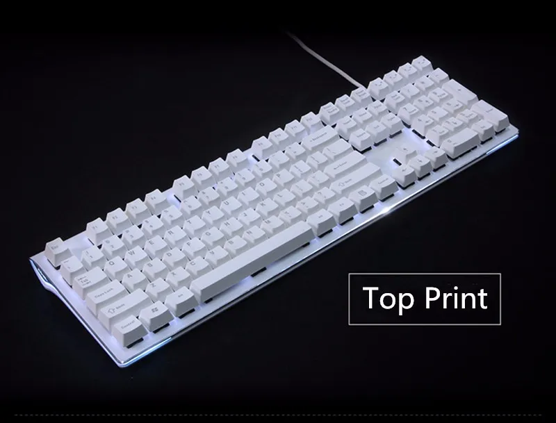 Черный Белый Cherry MX Keycaps 108 PBT Keycap OEM профиль для MX переключатели механическая клавиатура игровая клавиатура