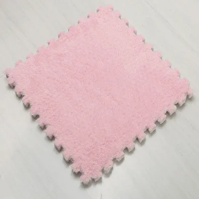 10 шт. 30 см EVA детский игровой коврик-Пазл мягкий плюшевый пенный разделенный игровой коврик напольный ковер игрушки для спортзала для детей - Цвет: Розовый