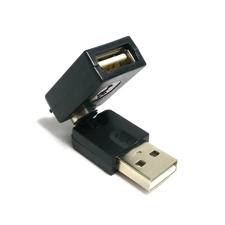 1 шт. USB мужчин и женщин 90 180 360 Поворотный адаптер HDTV-DVI твист удлинитель адаптер