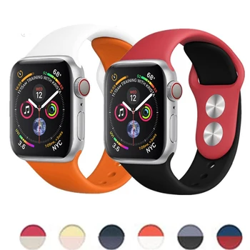 

Sport Strap For Apple Watch 4 band 42mm 38mm 44mm 40mm watchband iwatch series 4 3 2 1 correa wrist bracelet accessories