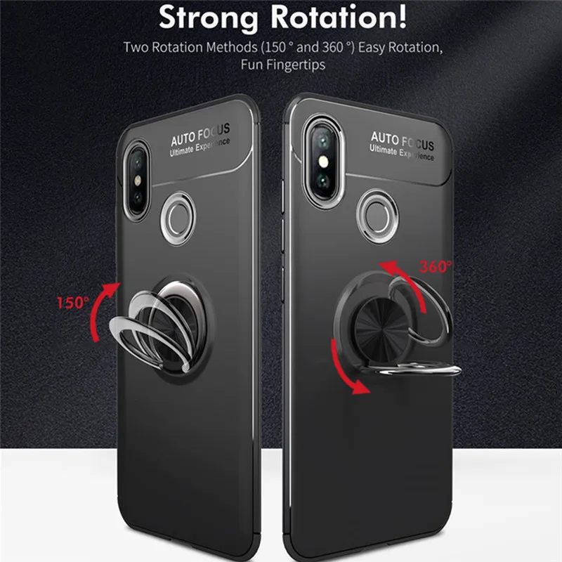 Магнитное кольцо держатель чехол для Xiaomi mi 8 6 6X 5X A1 A2 x 2 S Max2 подставка телефона s Red