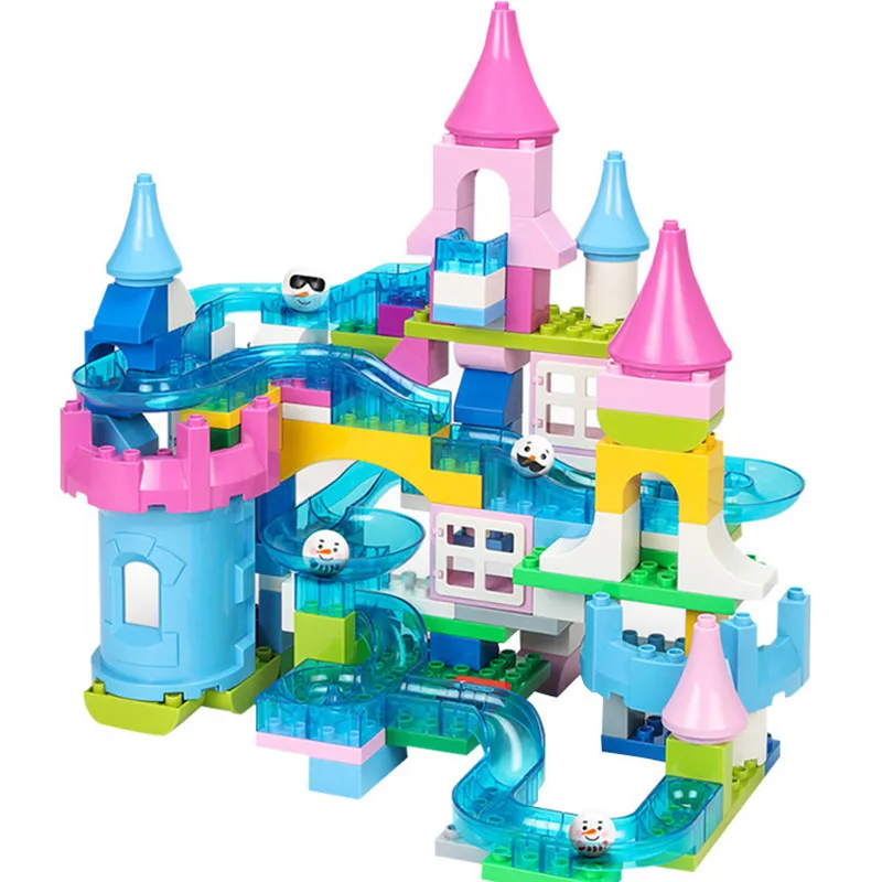 39 130 шт. Лабиринт для гоночной трассы Шариковая дорожка воронки Duplo джунгли и