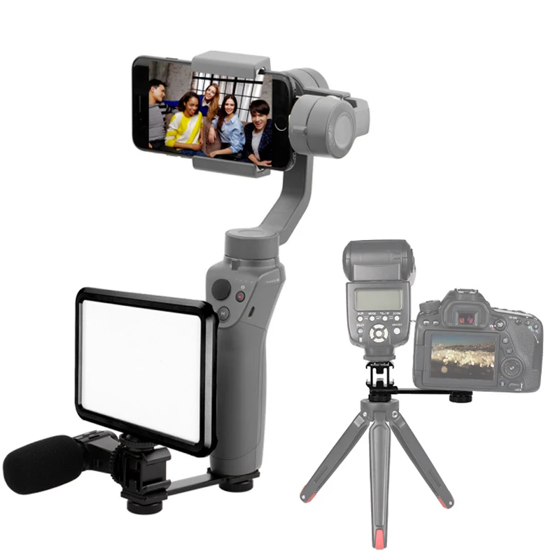 3 горячий башмак Кронштейн для Zhiyun Smooth Q 4/3/Osmo Mobile 2/BY MM/Feiyu Vimble 2/DJI Osmo Карманный