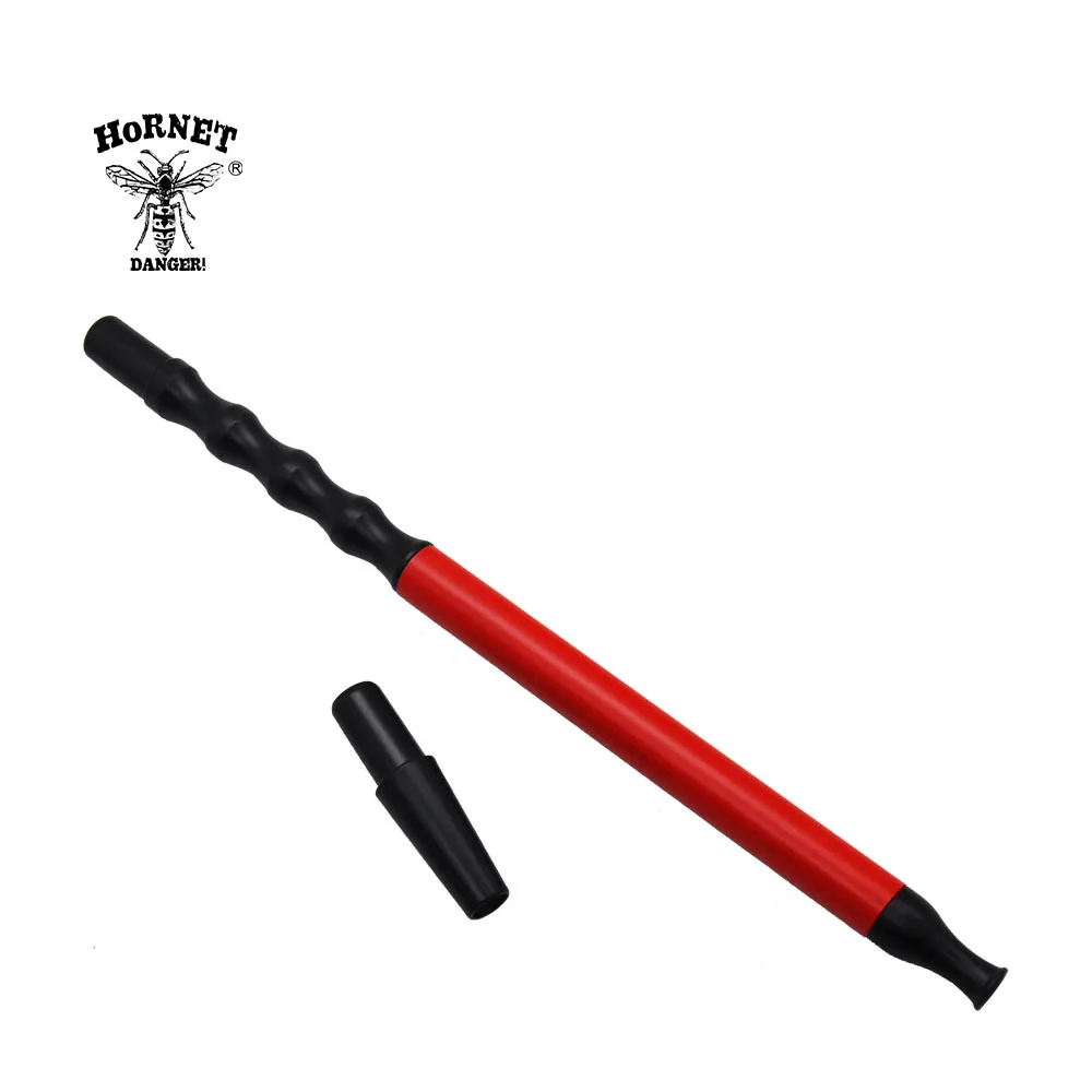 HORNET 300 мм Премиум алюминиевая ручка штока кальяна шланг трубка костюм для 12 мм силиконовая трубка для кальяна Chicha трубка для наргиле - Цвет: Красный