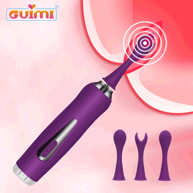 GUIMI ультразвуковые мощные вибраторы для женщин быстрый крик вибратор G Spot Clitoris