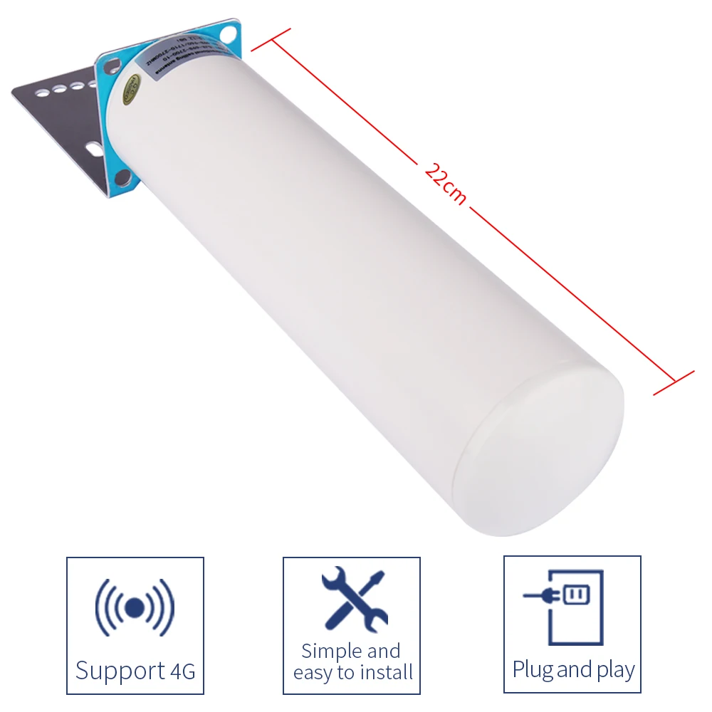 4g LTE outdoor antenna 698-2700MHz 12DBi Onmi External barrel antenna N female for GSM W-CDMA 2g 3g Cellular repeater 4g antenna lte antenna outdoor antenna