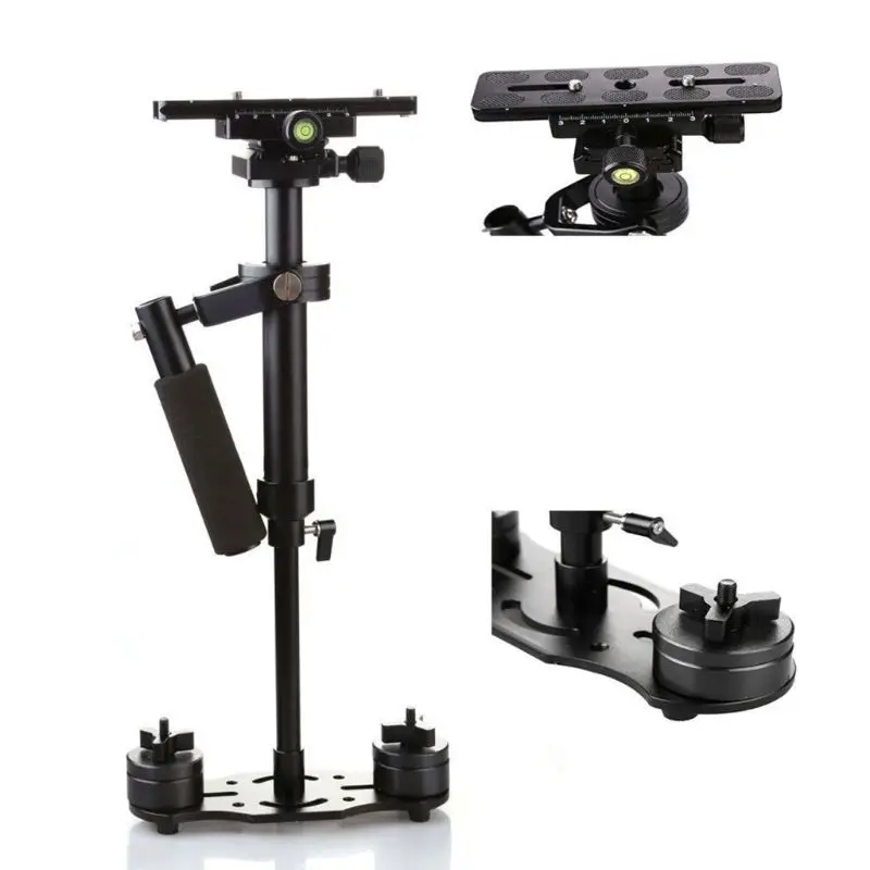 

S40 Aluminum Alloy Handheld Stabilizer Adjustable Quick Release Plate Photography Shooting Camera Bracket Anti Shocking