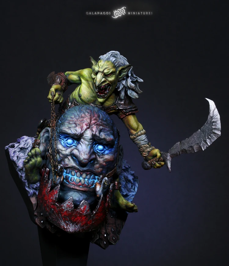 

[Loong Way Miniatures] Galapagos Miniatures GP-B005 Siege Giant1:10 Bust Resin Miniature
