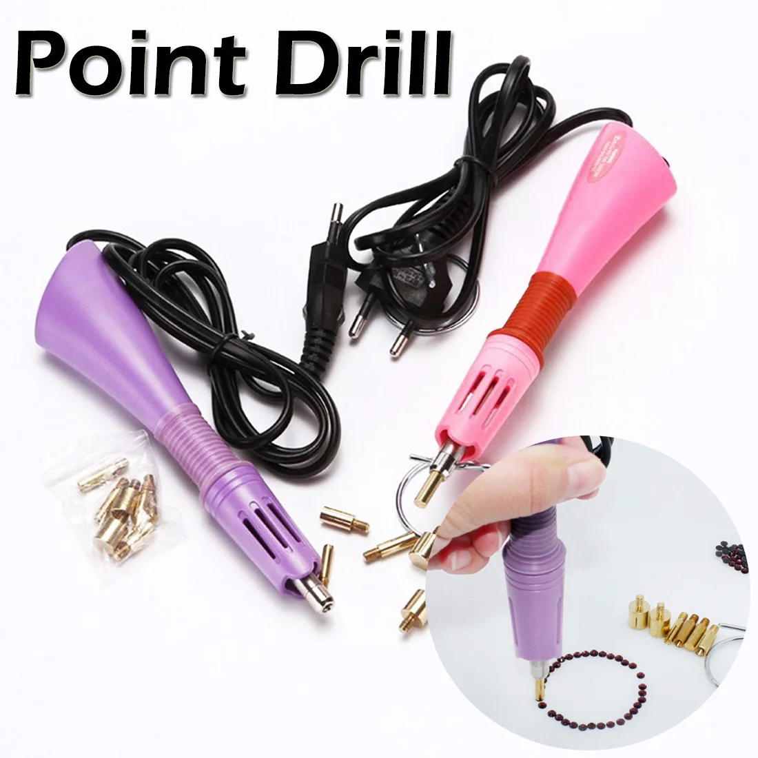 

Hot Fix Applicator Wand Gun Hotfix Rhinestones Iron On Crystal Garment DIY Heat Fix Tools Fast Heating Electric Soldering