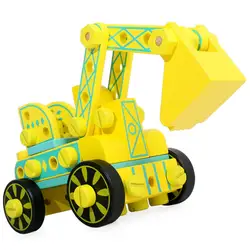 Возраст 3-5 винт в сборе модель грузовика дети деревянные пазлы автомобиль строительство развивающие игрушки