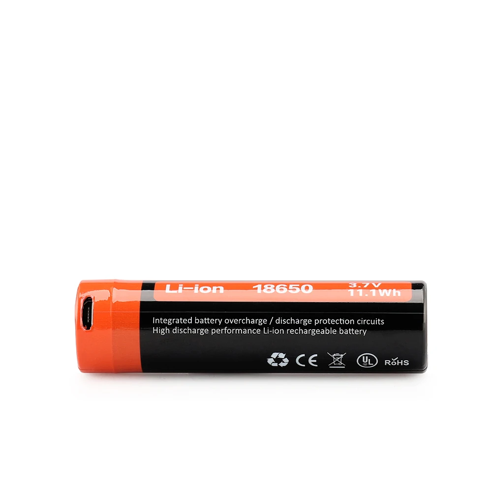 USB 18650 3,7 V 3000mah литий-ионная USB литиевая 18650 аккумуляторная батарея для фонарика, ручного вентилятора, приборов