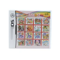 486 In 1 Compilations Video Game Cartridge Card For DS Game Console Super Combo Multi Cart