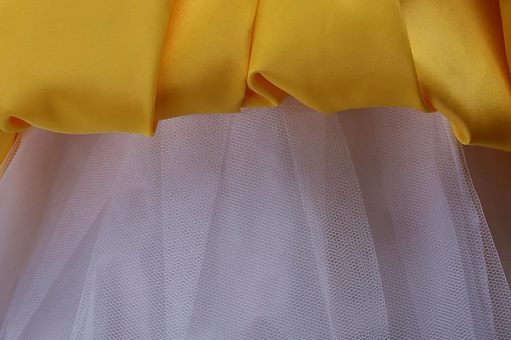 Высококачественное свадебное платье с цветочным узором для девочек-подростков; праздничное торжественное платье принцессы; длинное шелковое платье без рукавов с фатиновой юбкой