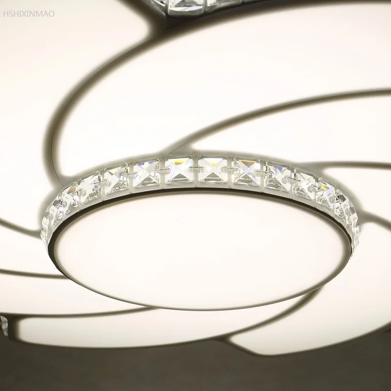 Kaufen Led deckenleuchte Kunst Kristall Wirbelwind Wohnzimmer Schlafzimmer Restaurant Studie Projekt Beleuchtung AC85 265V