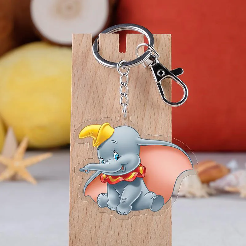 

Anime Dumbo Keychain Cartoon Elephant Handmade Key Ring Collection Fans Gift