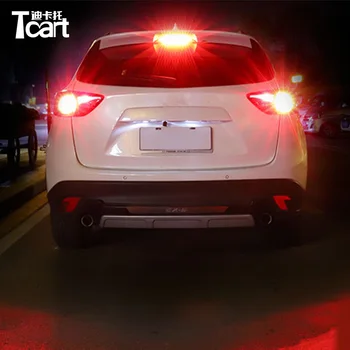 

Tcart Accessories For Toyota Cruiser Prado 150 2pcs T20 7440 WY21W Led Brake Stop Lights high power turn light Auto Brake Lights