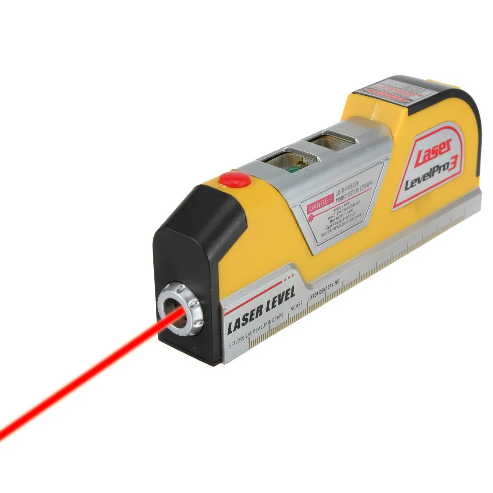 

KACY 1pc/lot Electronic straight Laser Line Level floor laser level with 2.5m steel Tape Measure