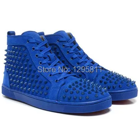 Red Bottom Men Shoes Louis Spikes High 